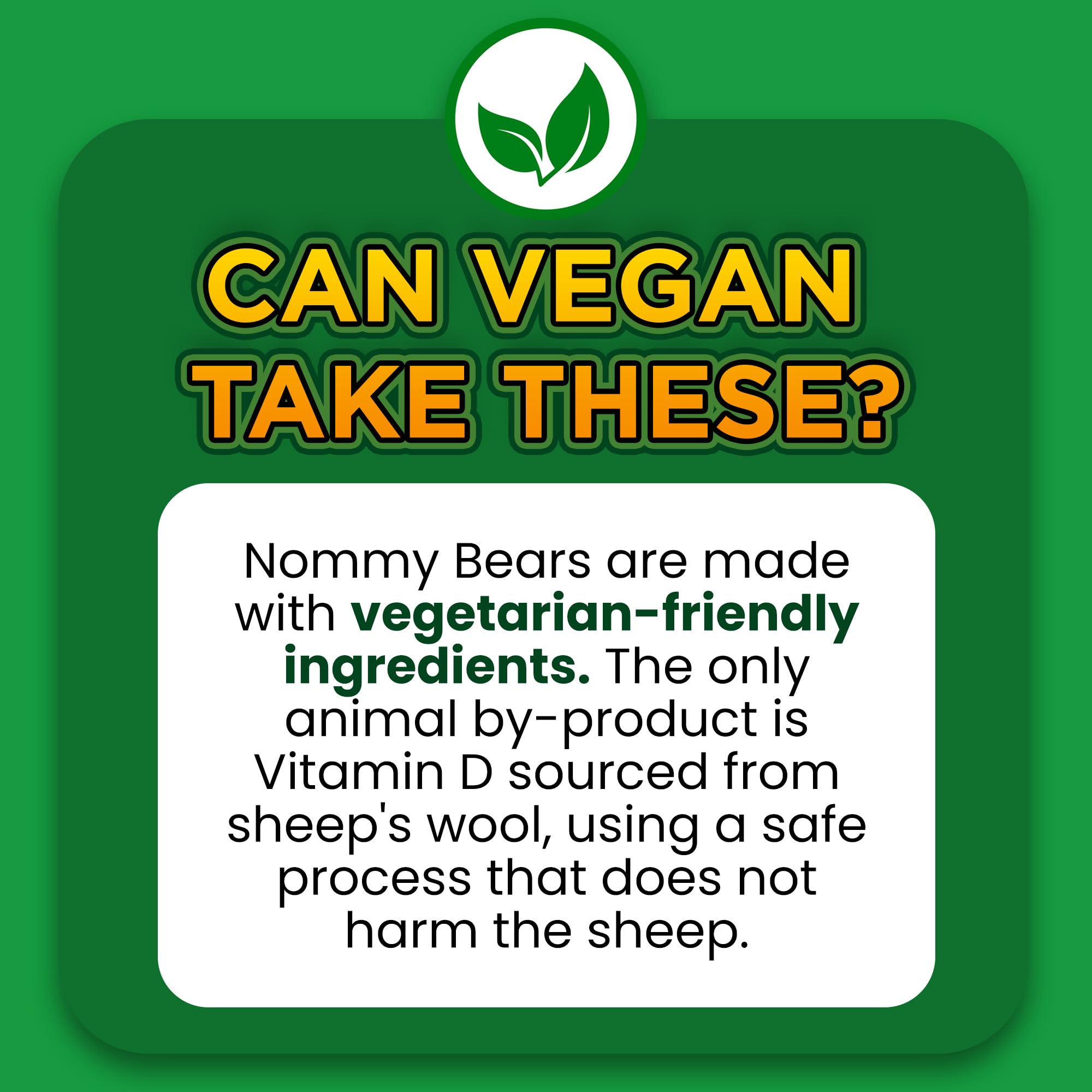 Nommy Bears made in USA facility with American ingredients.