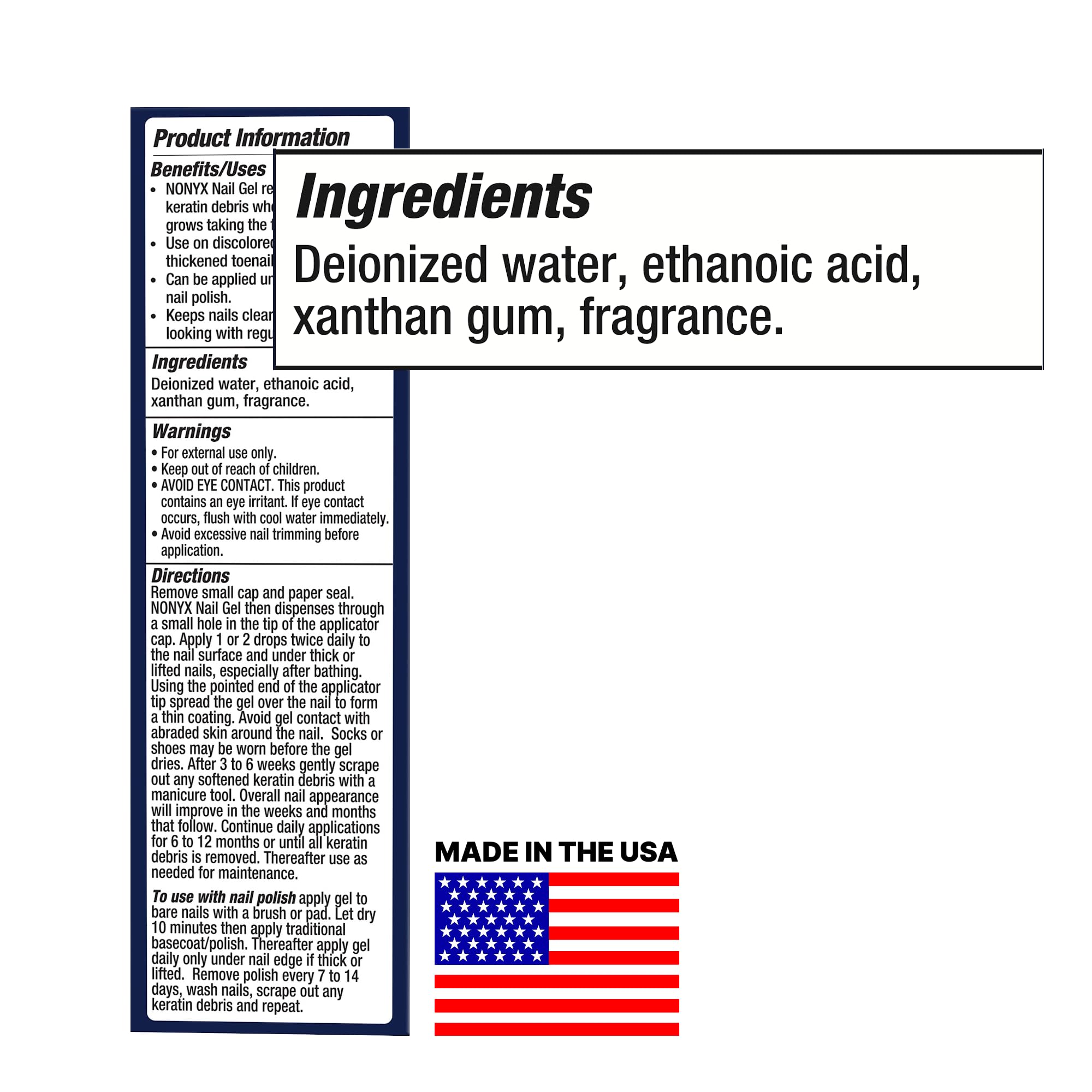 NONYX fungal nail clarifying gel safe for polish between color changes.