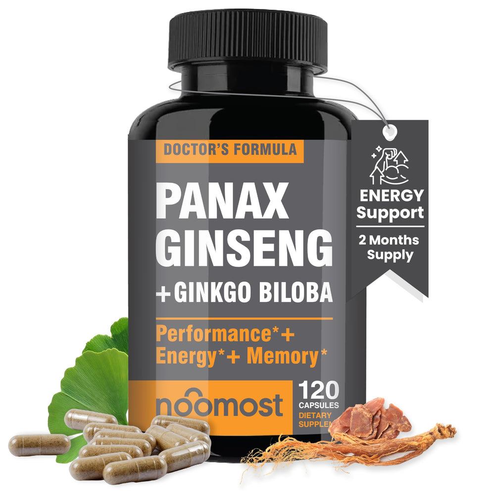 NooMost authentic Korean red ginseng bottle supports energy and focus