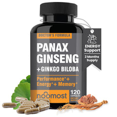 NooMost authentic Korean red ginseng bottle supports energy and focus