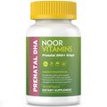 Noor Vitamins Halal Prenatal Vitamins with DHA & Folic Acid – Ginger, Iron, Softgels