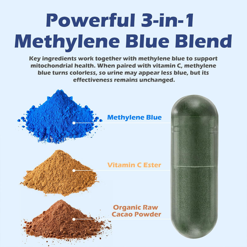 Nootlyn Methylene Blue bottle label showing 15 mg dose.