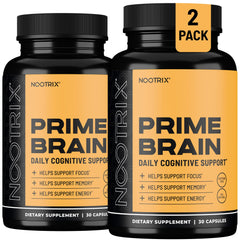 Nootrix Prime bottle front for easy daily cognitive support.