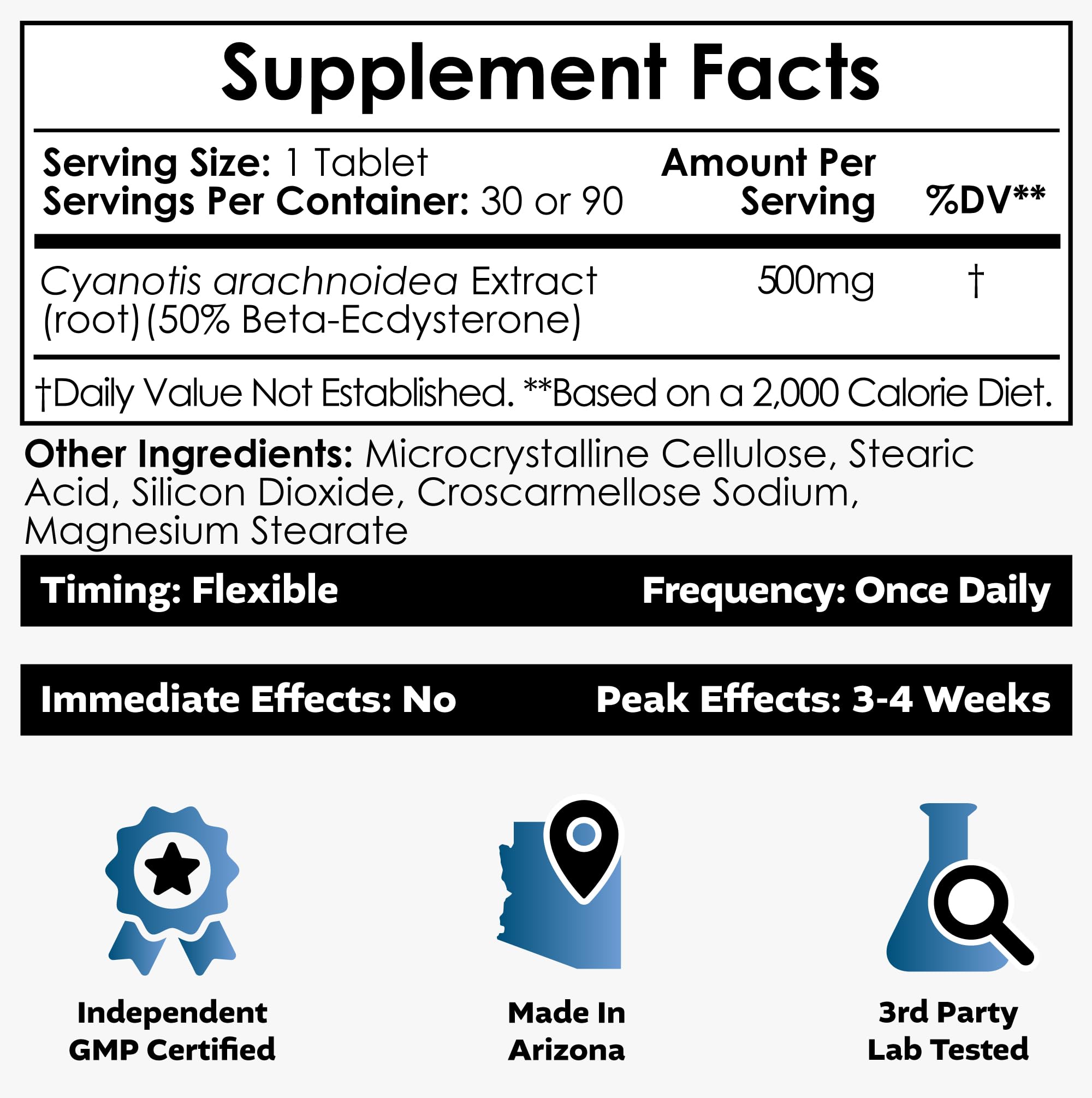 Nootropics Depot lab-tested seal on packaging indicating purity and potency