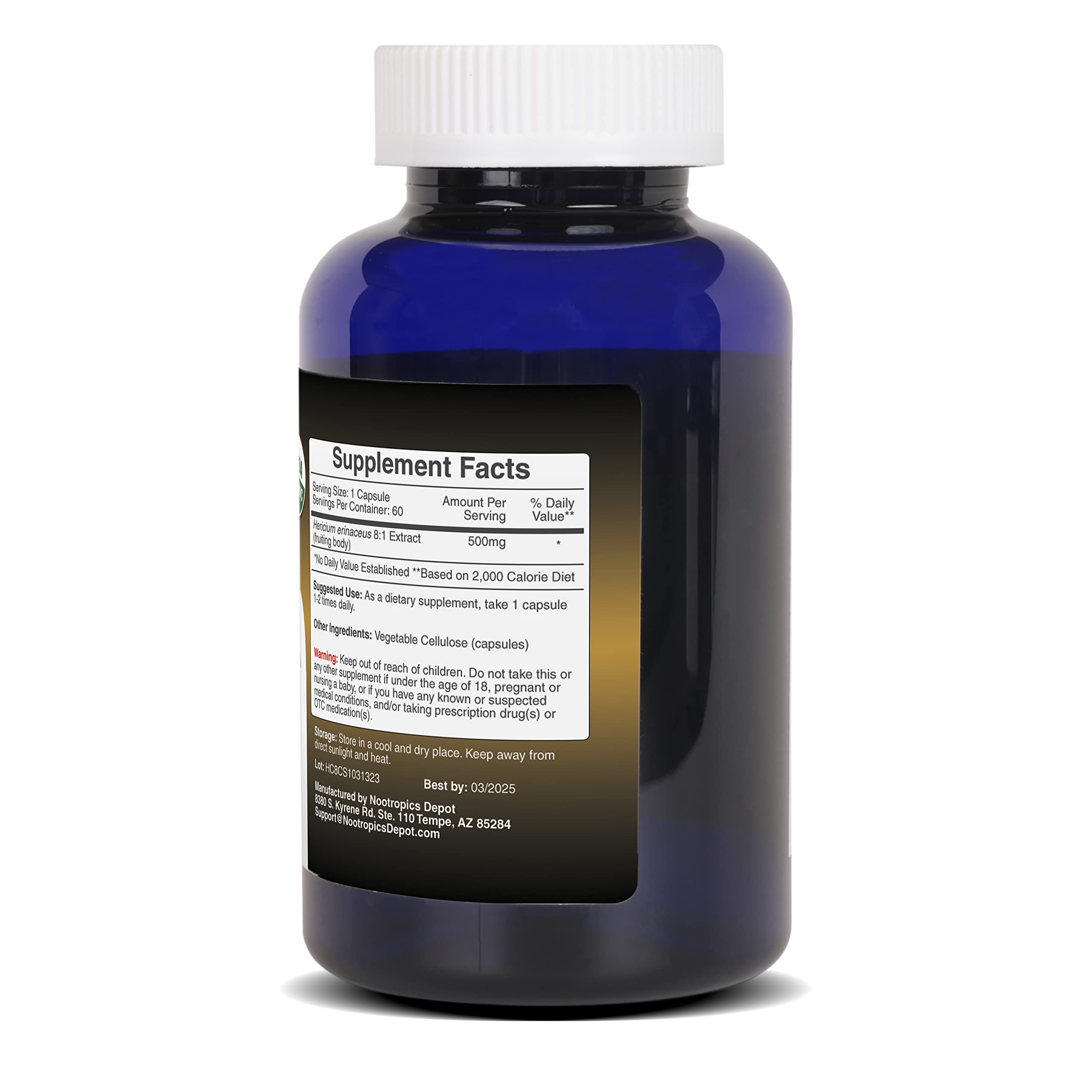 Nootropics Depot daily-use scene showing ready-to-take capsules.