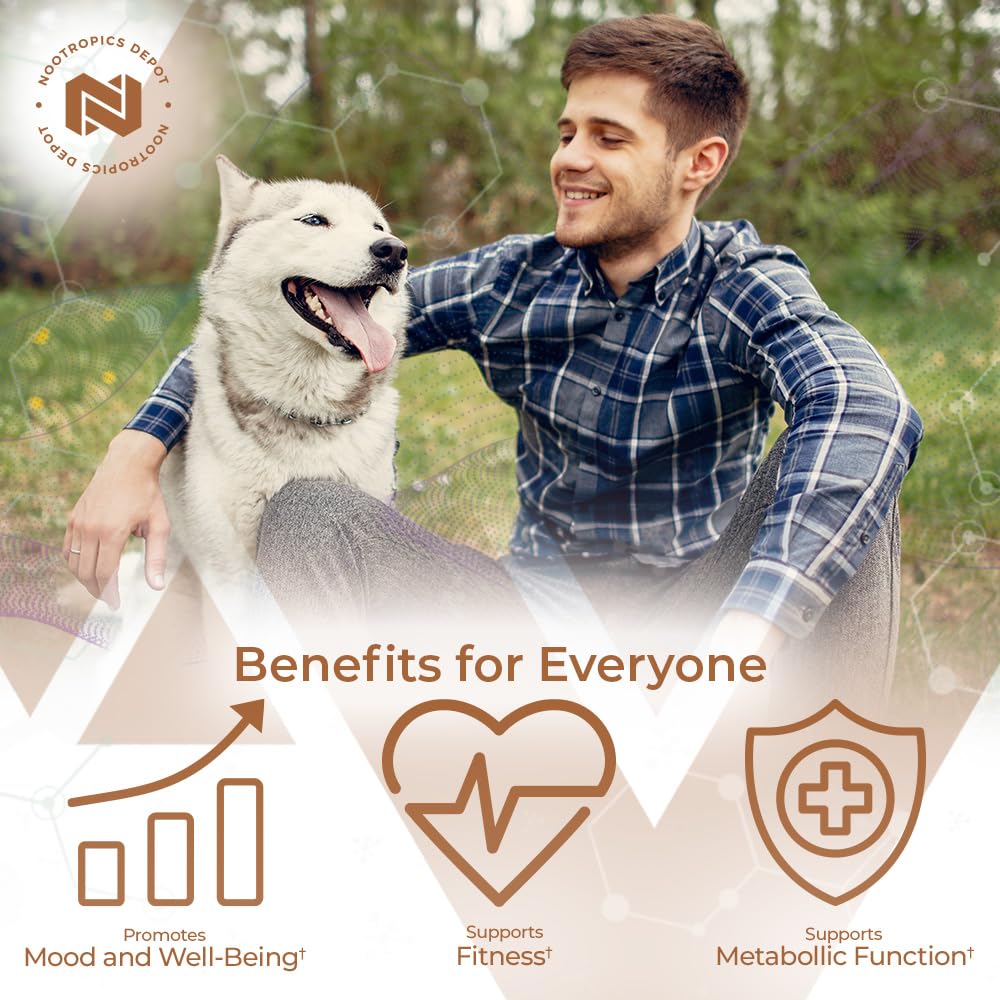 Nootropics Depot fenugreek capsules pouring scene implies simple daily dose.