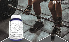 Nootropics Depot NALT label close-up highlighting purity and potency