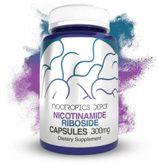 Nootropics Depot Nicotinamide Riboside bottle with capsules for daily energy support
