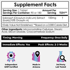 Nootropics Depot Sabroxy bottle pour showing convenient daily use