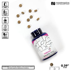Sabroxy tablets closeup highlighting tablet texture and ingredients