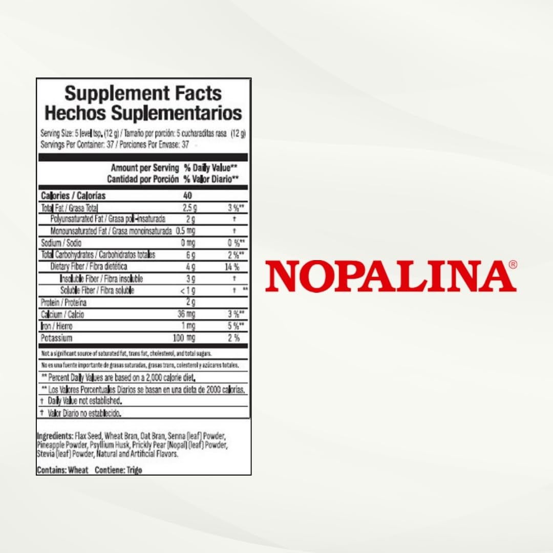 Nopalina pineapple fiber mix stirred into water.