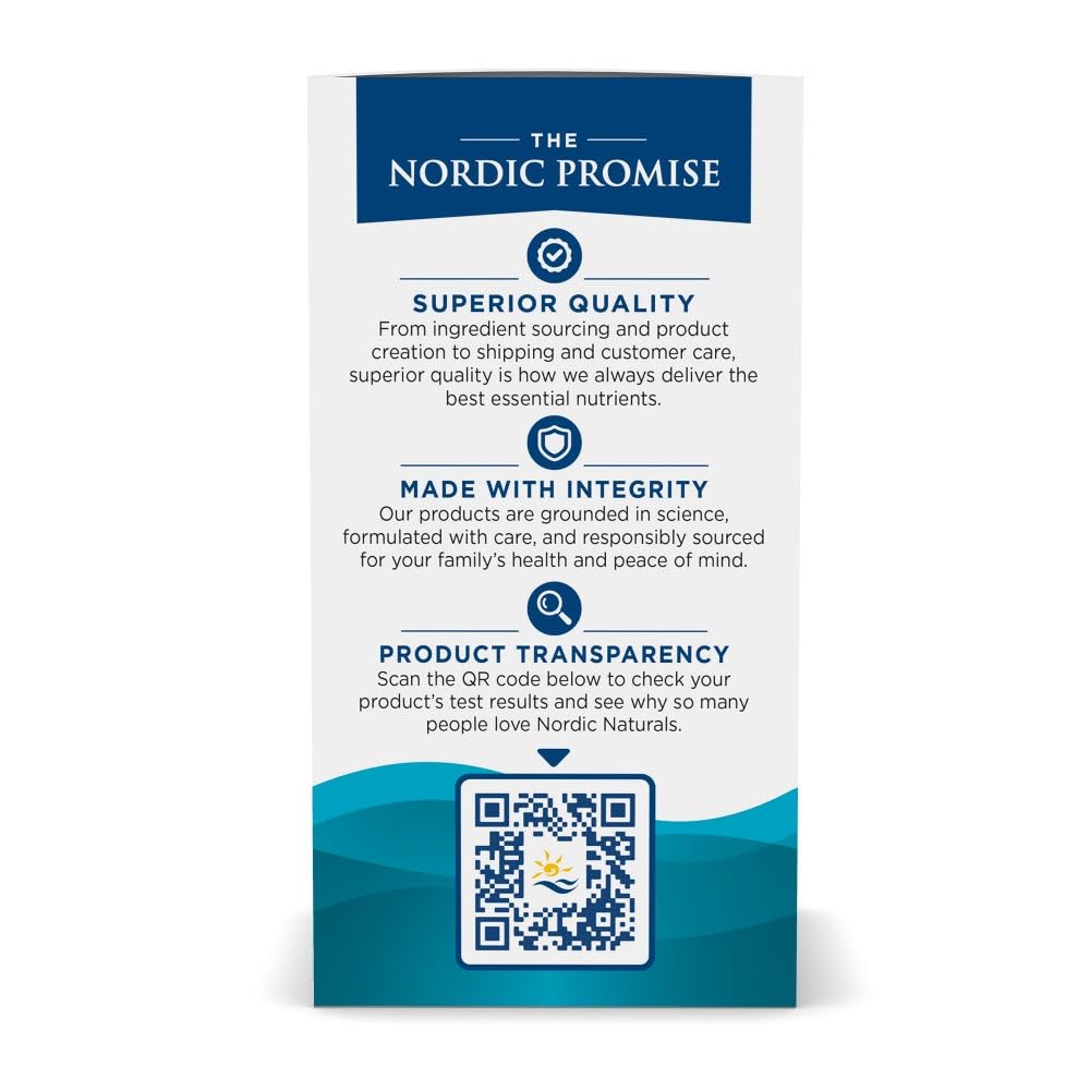 Serving-size capsules of Nordic Naturals Algae Omega lined up for daily use