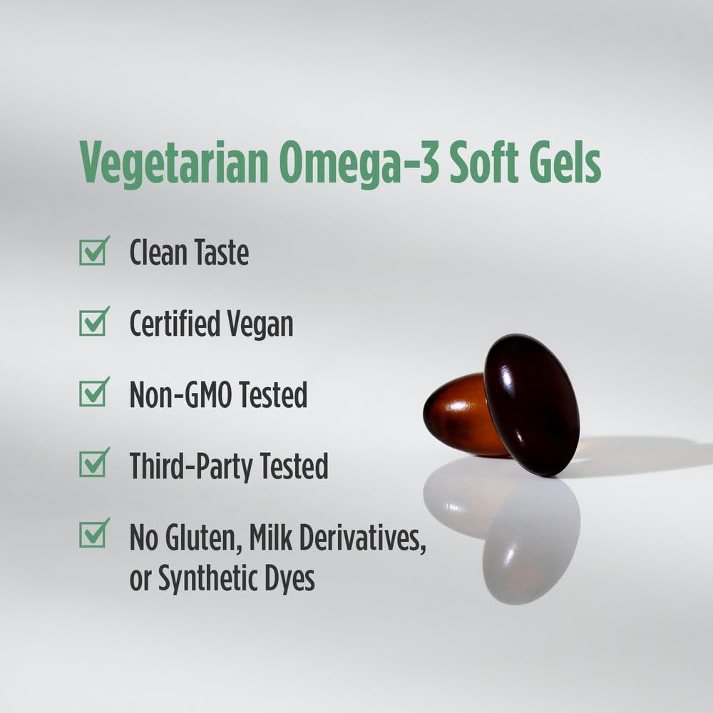 Eco-friendly Nordic Naturals box with vegan certification logo