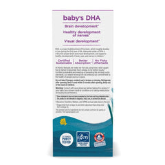 Nordic Naturals Baby’s DHA label ingredients highlighting purity and Vitamin D3
