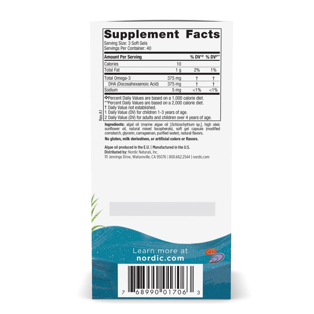 Nordic Naturals Children's DHA Vegetarian berry-lemonade chewables closeup—tasty flavor kids enjoy.