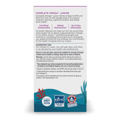 Nordic Naturals Complete Omega Jr. lemon mini soft gels are easy to swallow for kids.