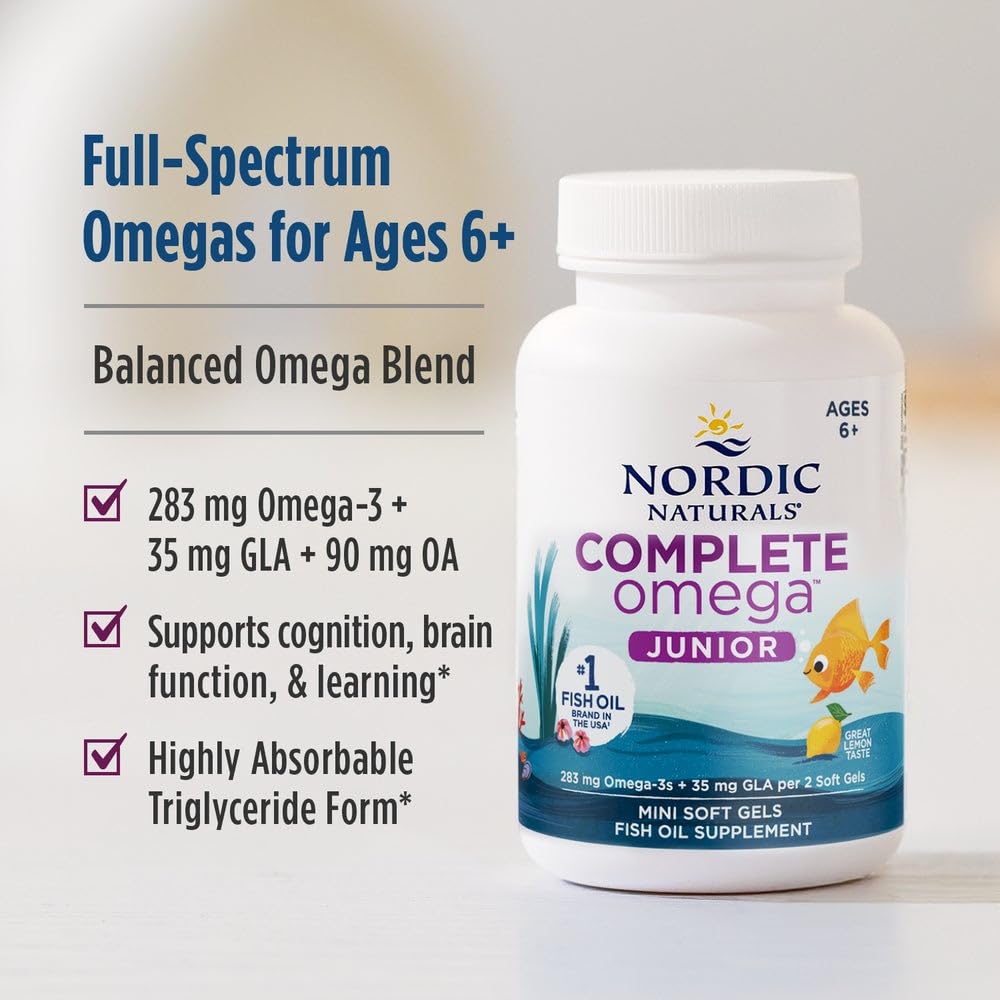 Nordic Naturals Complete Omega Jr. non-GMO status assures purity