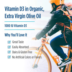 Nordic Naturals Pro Vitamin D3 1000 orange bottle in hand for on-the-go wellness.