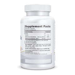 Nordic Naturals D3+K2 bottle label detail with dosage and nutrient highlights.