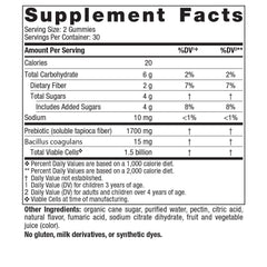 Nordic Naturals Kids Nordic Flora Gummies closeup highlights merry berry flavor appeal