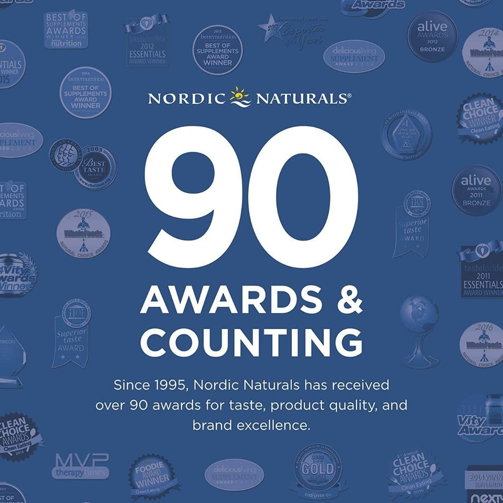 Nordic Naturals lemon flavor enhances omega-3 taste