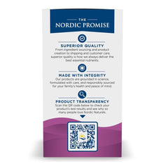 Pouring Nordic Naturals Menopause Support capsules into a hand for easy taking