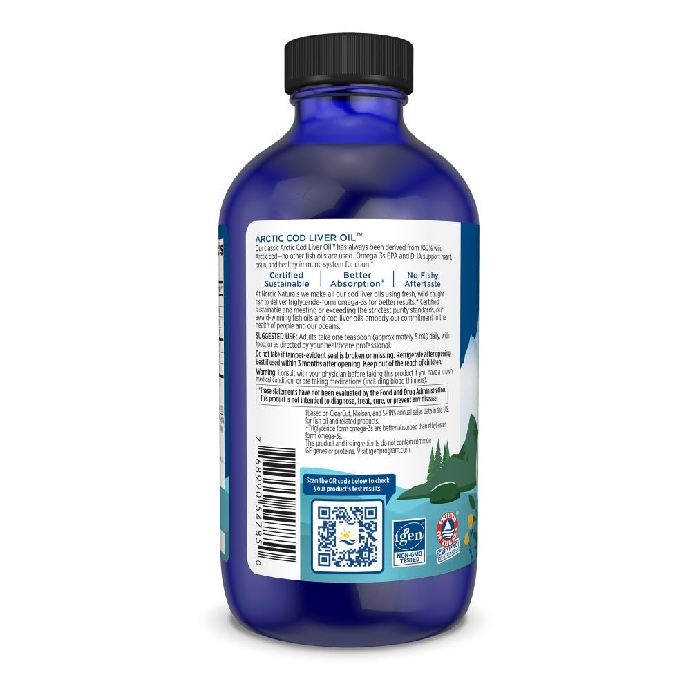 Nordic Naturals omega-3 bottle label highlights EPA and DHA content