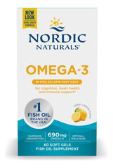 Nordic Naturals Omega-3 lemon soft gels for easy daily use