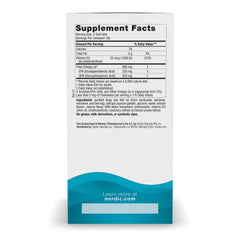 Nordic Naturals Omega-3D lemon soft gels close-up for easy daily omega-3 use.