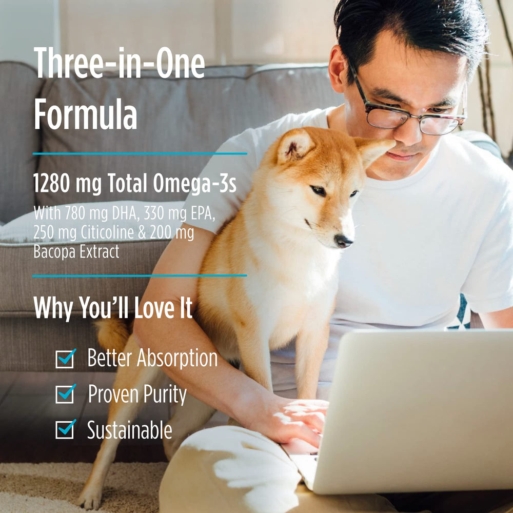 Lemon flavor of Omega Focus suggesting a refreshing daily routine