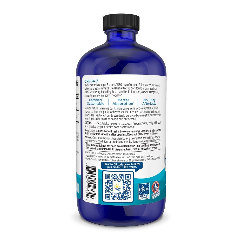 Nordic Naturals Omega-3 lemon liquid taste emphasizes lemon flavor with minimal fishy aftertaste.