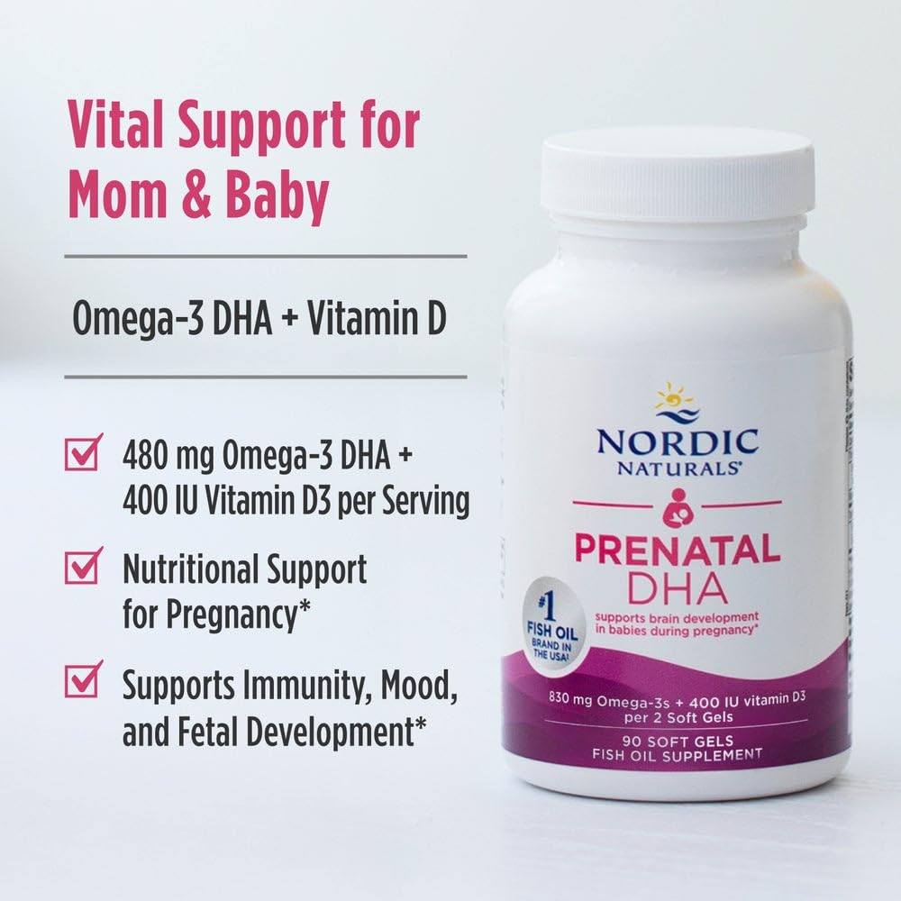 Nordic Naturals Prenatal DHA kitchen-counter image for daily routine.