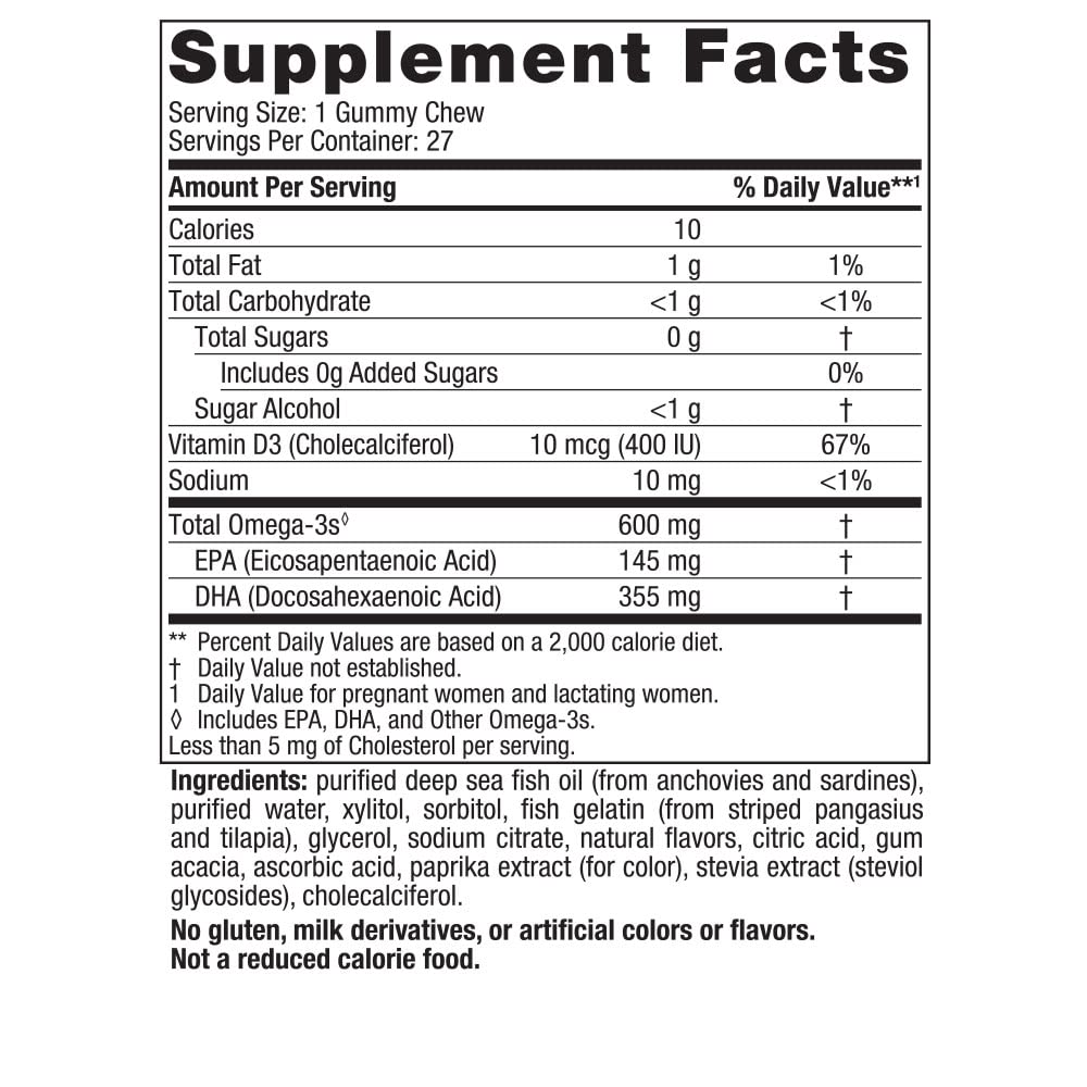 Nordic Naturals Prenatal Gummies bottle cap closeup highlighting strawberry orange flavor