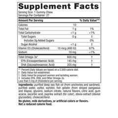Nordic Naturals Prenatal Gummies bottle cap closeup highlighting strawberry orange flavor