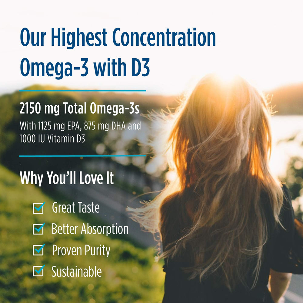 Nordic Naturals ProOmega 2000-D lemon label detail showing purity.