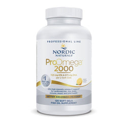Nordic Naturals ProOmega 2000 lemon bottle for daily omega-3 support.