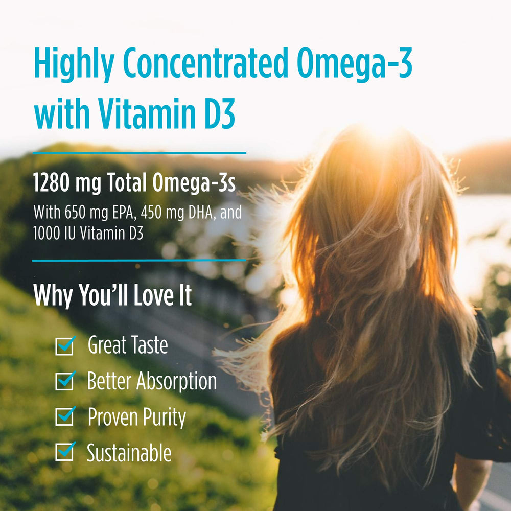 Nordic Naturals ProOmega-D Lemon flavor image suggesting pleasant taste