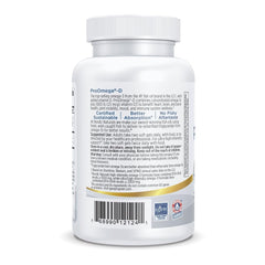 Pro Omega D lemon-flavored soft gels ready for daily supplementation.