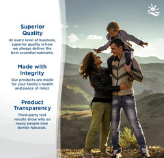 Nordic Naturals purity seal image underlines high freshness standards