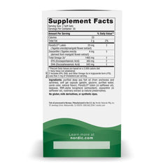 Nordic Naturals Vision Support soft gels close-up emphasizing omega-3 blend for eye moisture