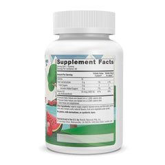 Nordic Naturals gummies close-up emphasizes wild watermelon splash flavor appealing to kids
