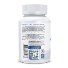 Nordic Naturals Zero Sugar Melatonin Gummies Raspberry packaging showcases 60 servings