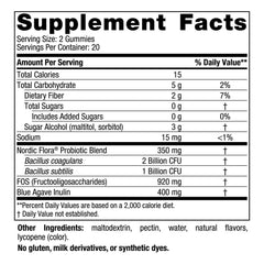 Jar closeup highlights 3 billion CFU per serving and sugar-free formulation.