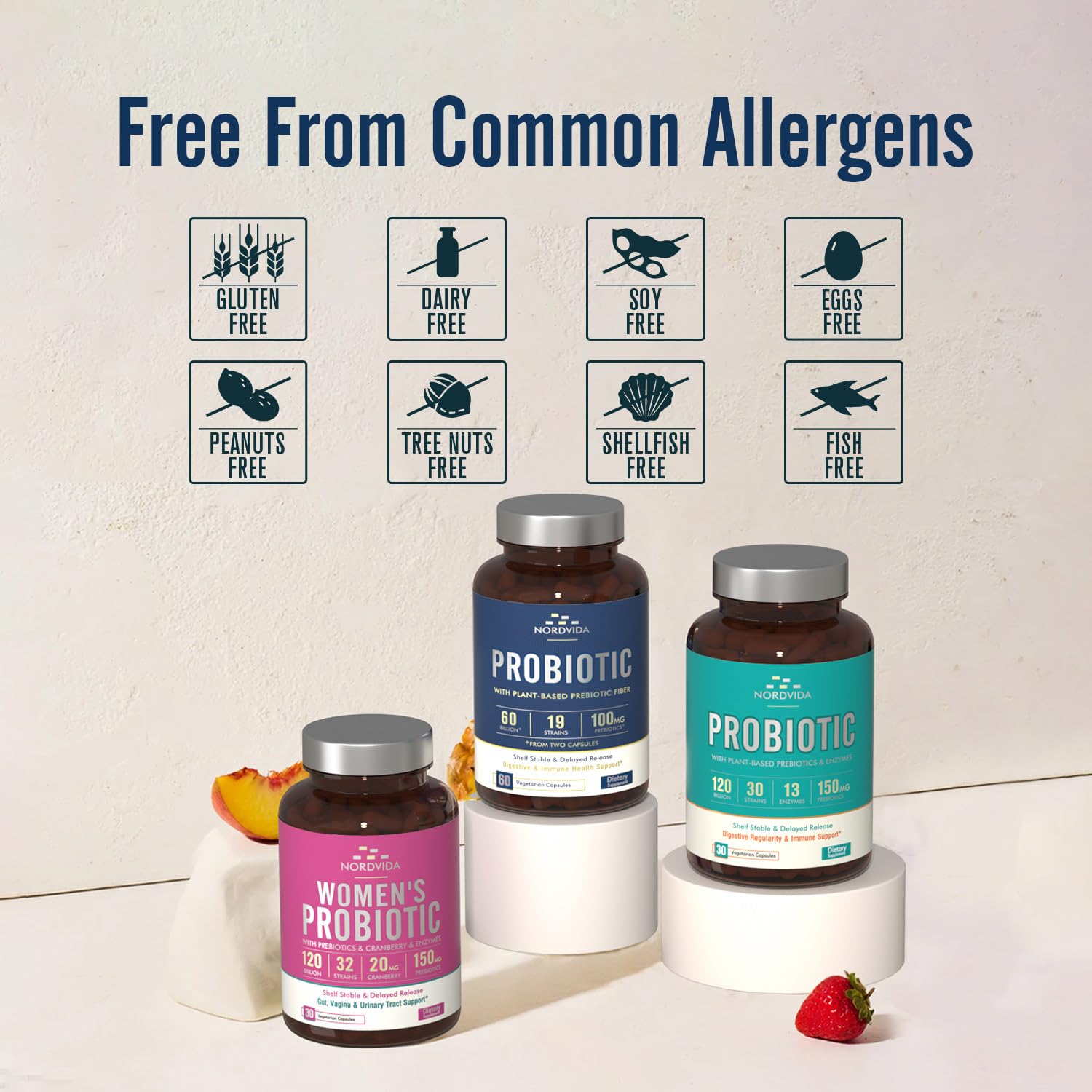 NordVida Probiotic no refrigeration requirement emphasizes easy daily use