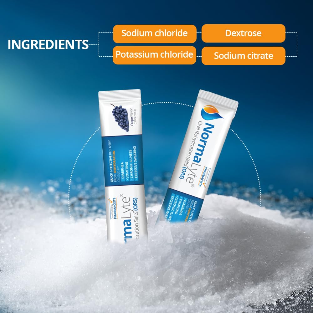 Pharmacist-approved NormaLyte Grape used by providers for balanced hydration.