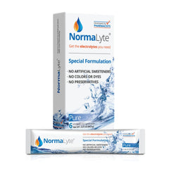 NormaLyte Pure hydration packets close-up for quick, balanced hydration during workouts