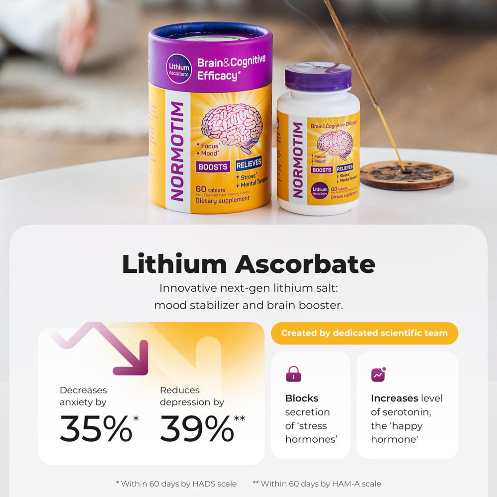 Normotim tablets dissolving under tongue for easy daily use