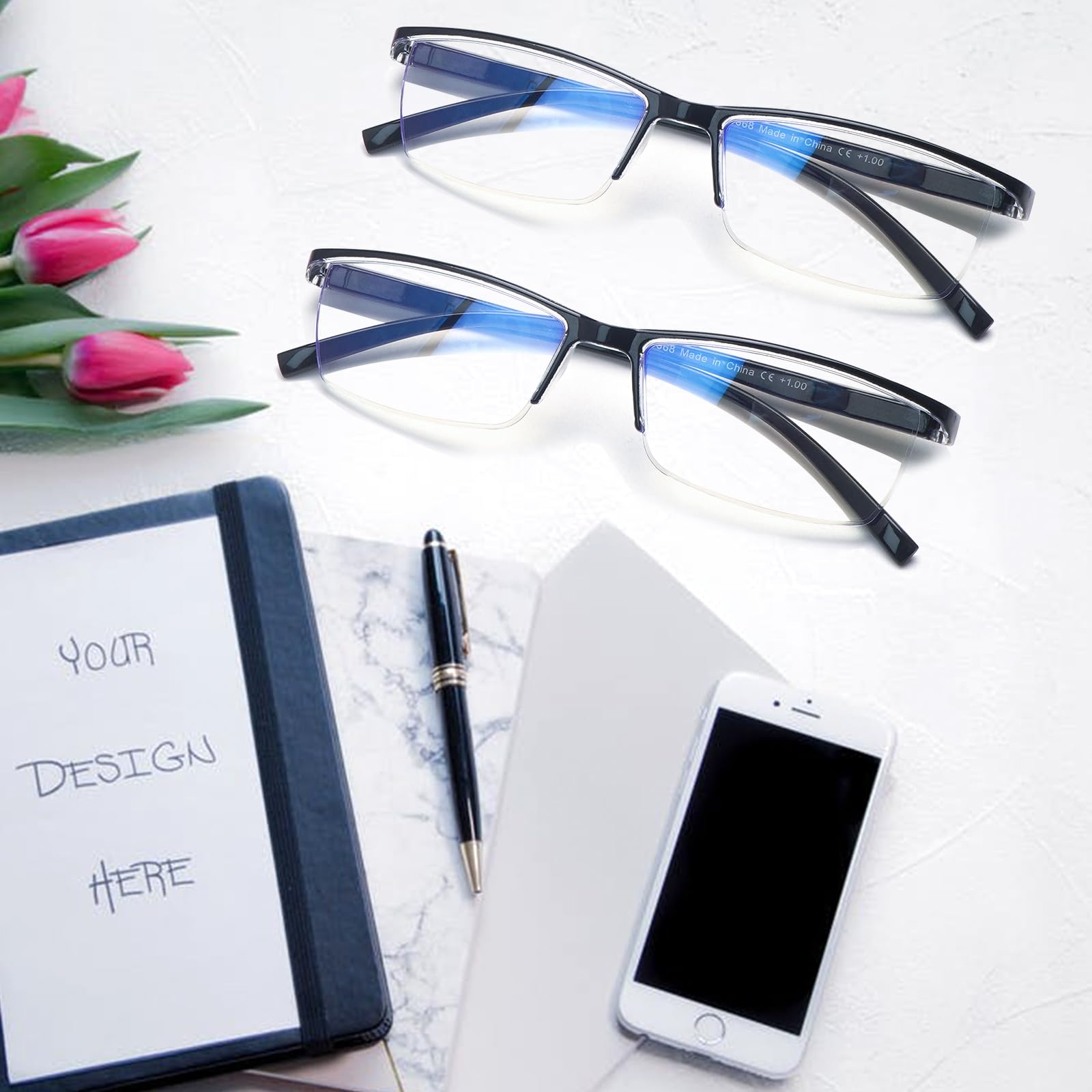 Gafas Norperwis lectura uso diario, cómodo para casa y viaje.