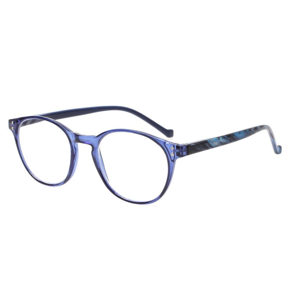 NORPERWIS reading glasses in colors black, purple, red, blue, brown for versatile styling.