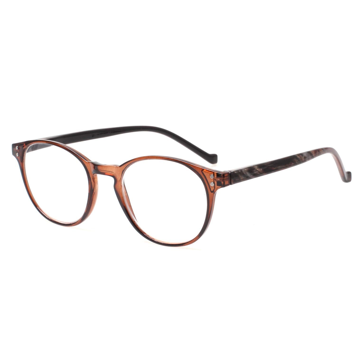 NORPERWIS spring hinge closeup shows flexible fit for extended wear.